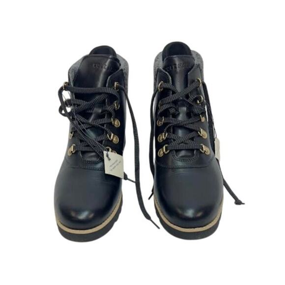 Cole Haan Nantucket Rugged Waterproof Hiker Boots BLACK Size 9.5 - Picture 3 of 6